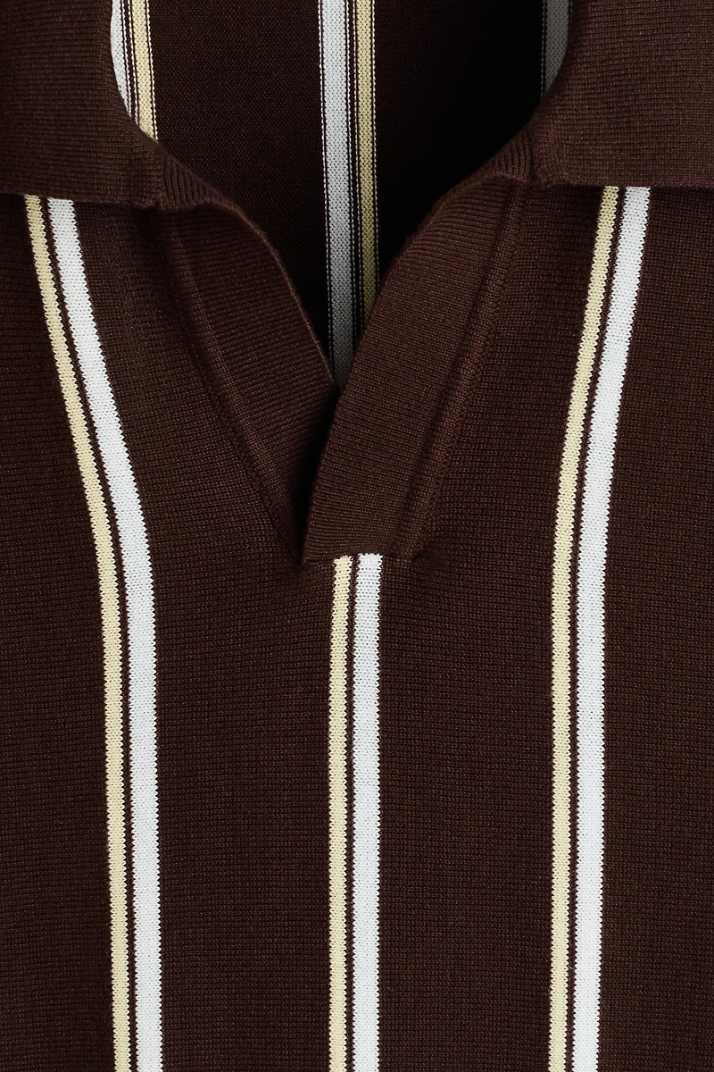 Slim Fit Knitted polo shirt