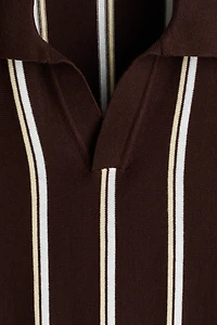 Slim Fit Knitted polo shirt