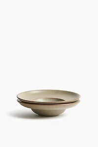 2-Pack Small Reactive-Glaze Deep Plates