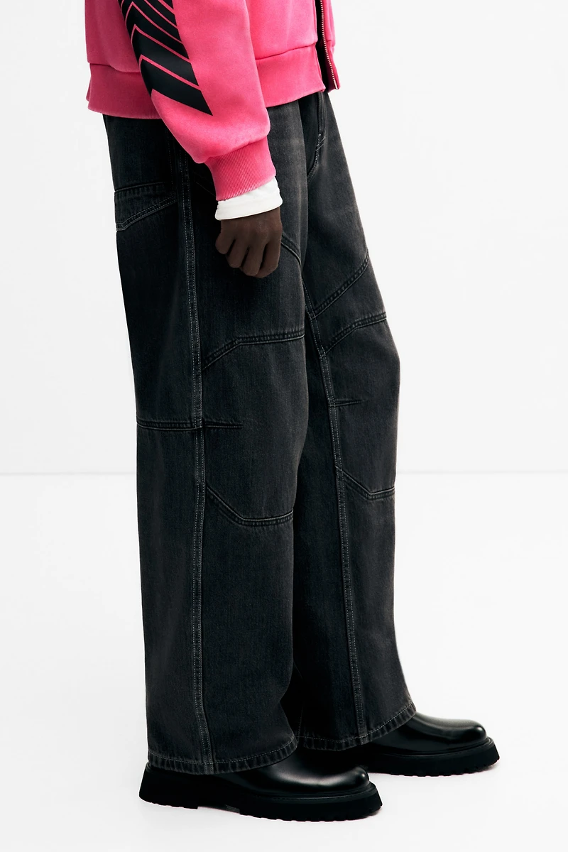 Baggy Biker Jeans