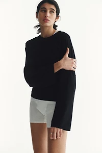 Haut à manches longues en coton