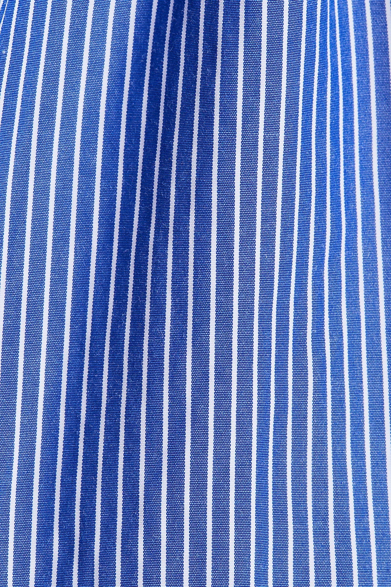 Robe chemisier à taille smockée