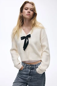 Gilet en tricot côtelé
