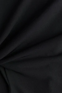Long-Sleeved Boat-Neck Top