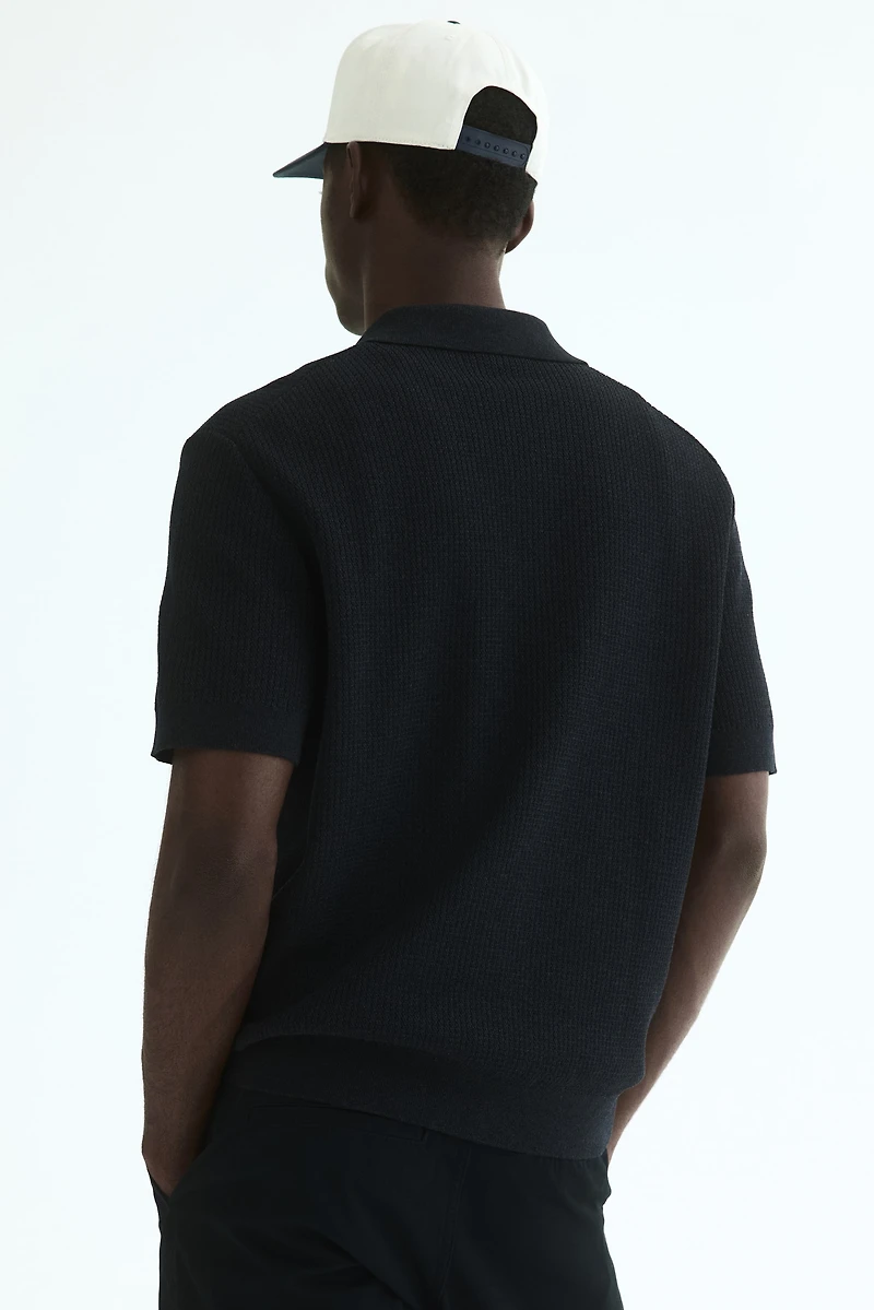 Regular-Fit Knit Polo Shirt
