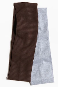 Lot de 2 bandeaux en jersey