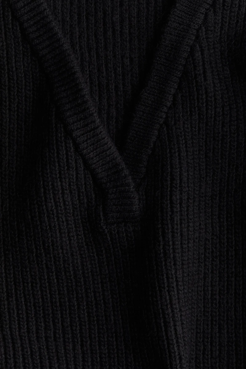 Rib-Knit Dress