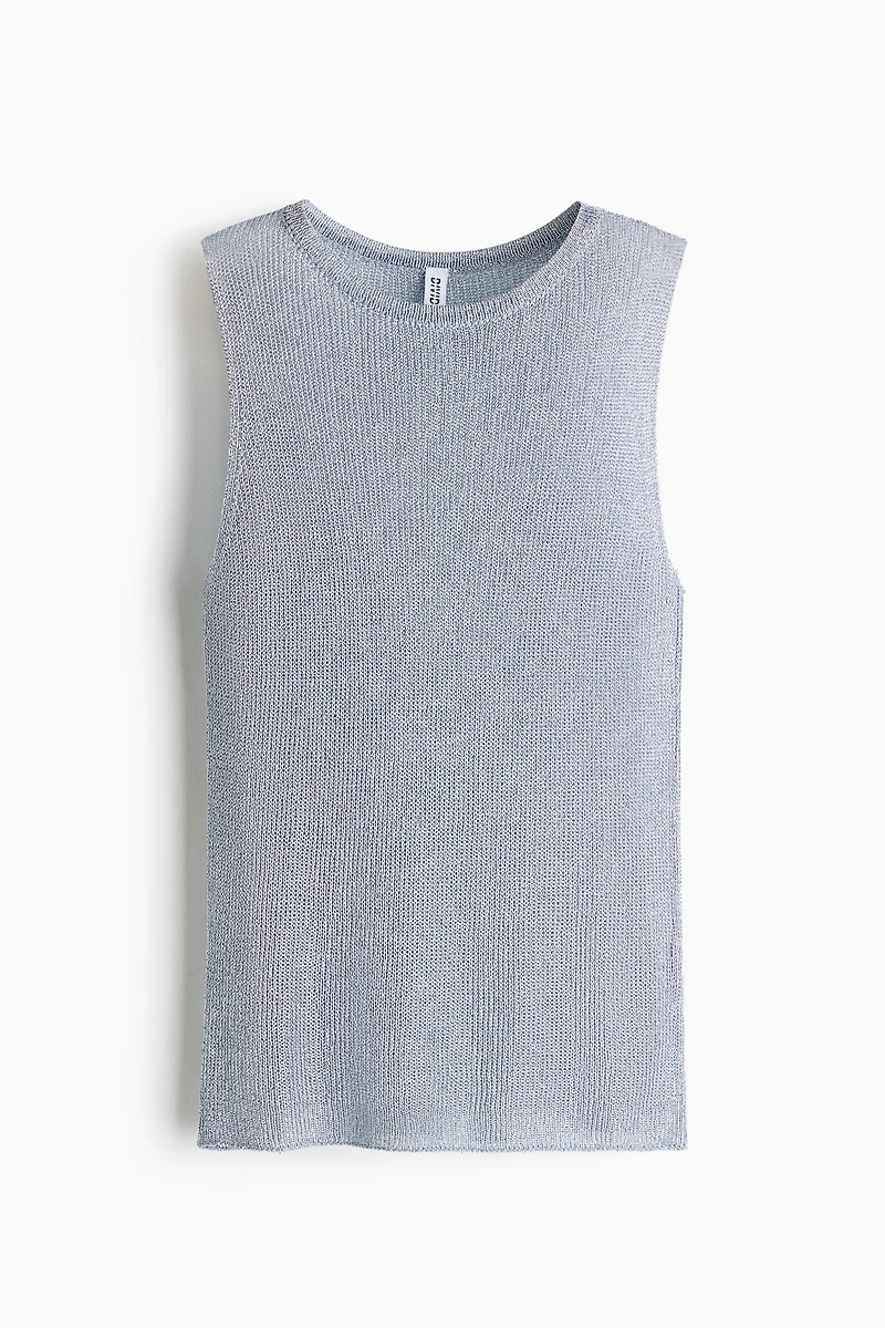 Metallic Knit Top