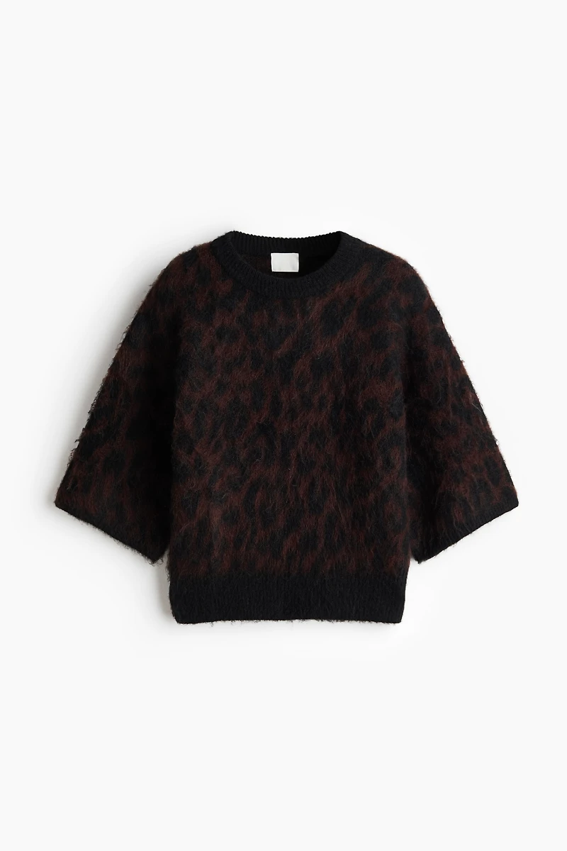 Chandail en tricot jacquard