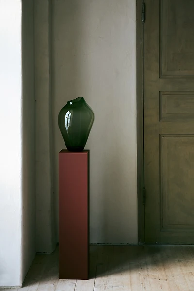 Très grand vase asymétrique en verre