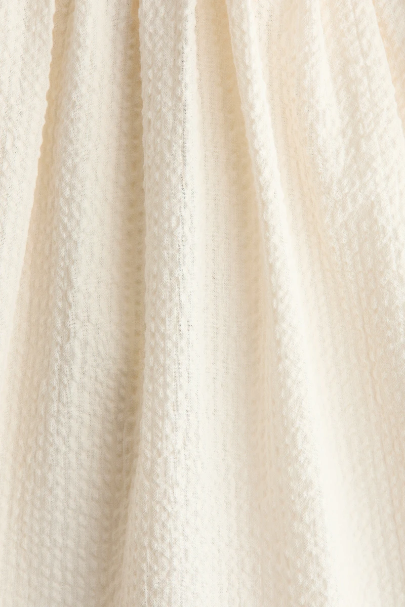 Sleeveless Seersucker Dress