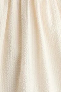 Sleeveless Seersucker Dress