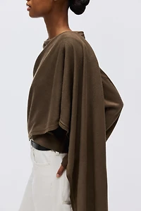 Scarf-Detail Sweater