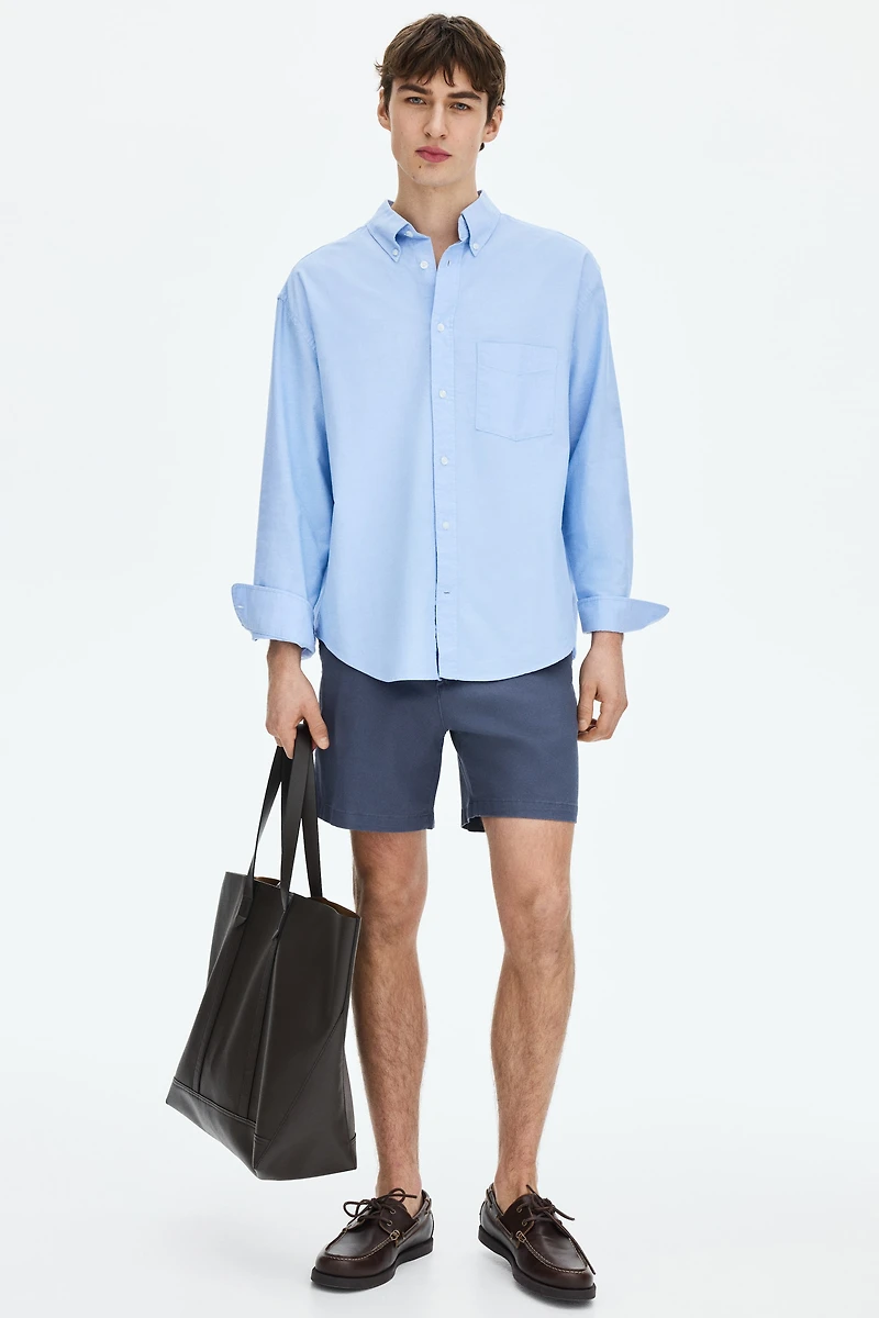 Regular-Fit Cotton Chino Shorts