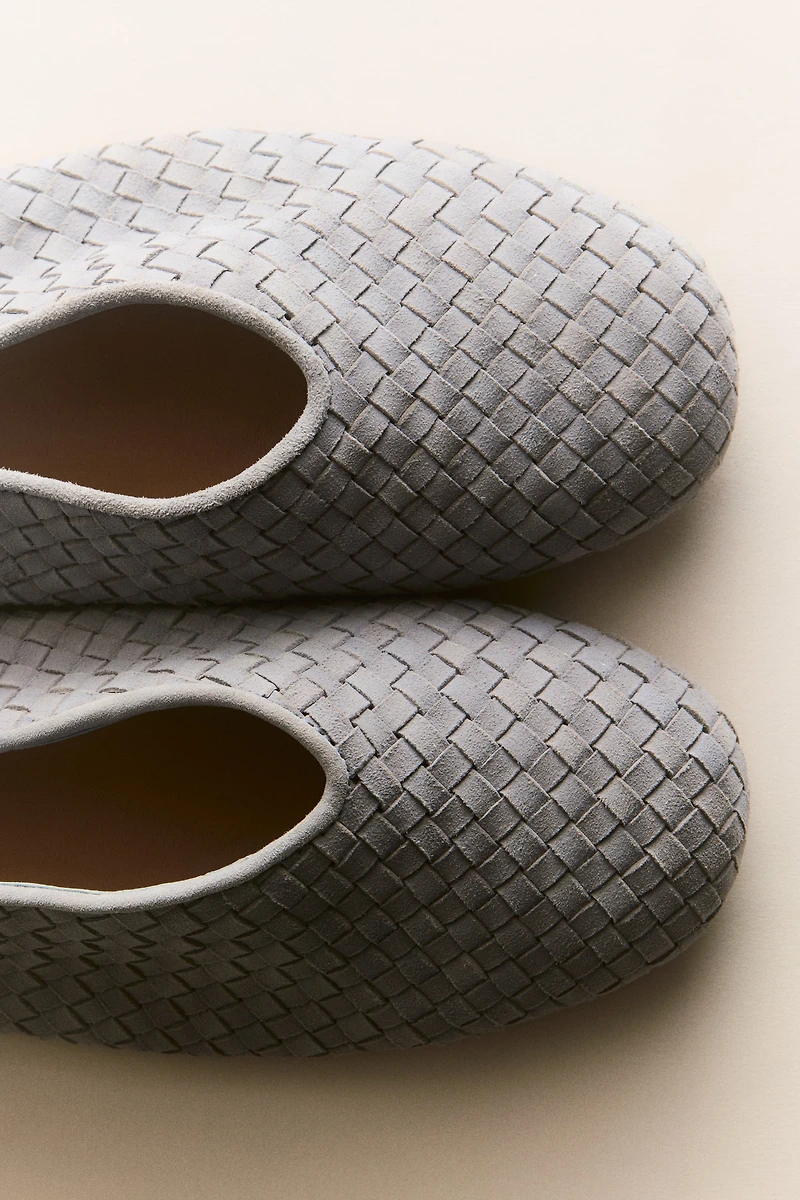 Braided Leather Flats