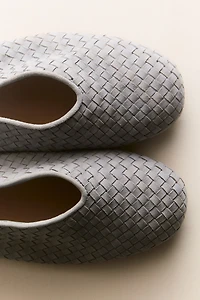 Braided Leather Flats