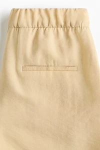 Straight-Leg Lyocell-Blend Pants