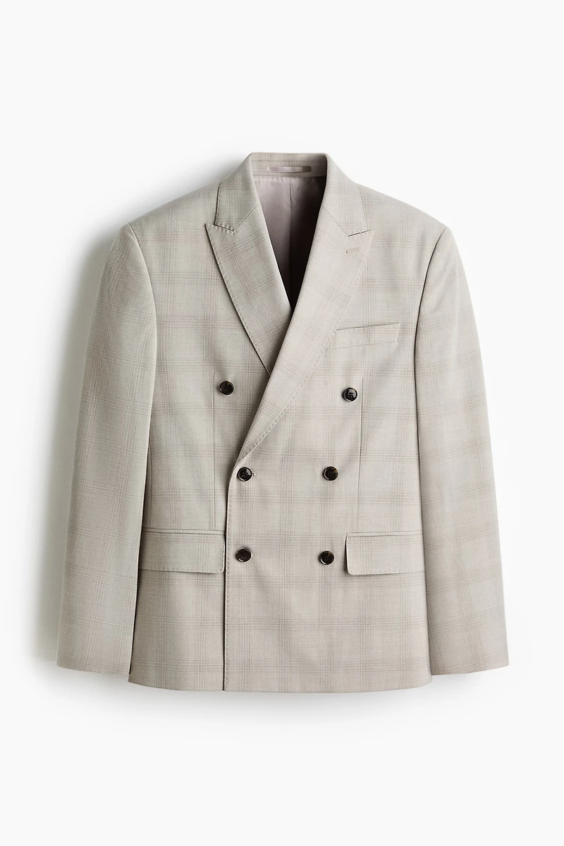 Regular-Fit Double-Breasted Jacket