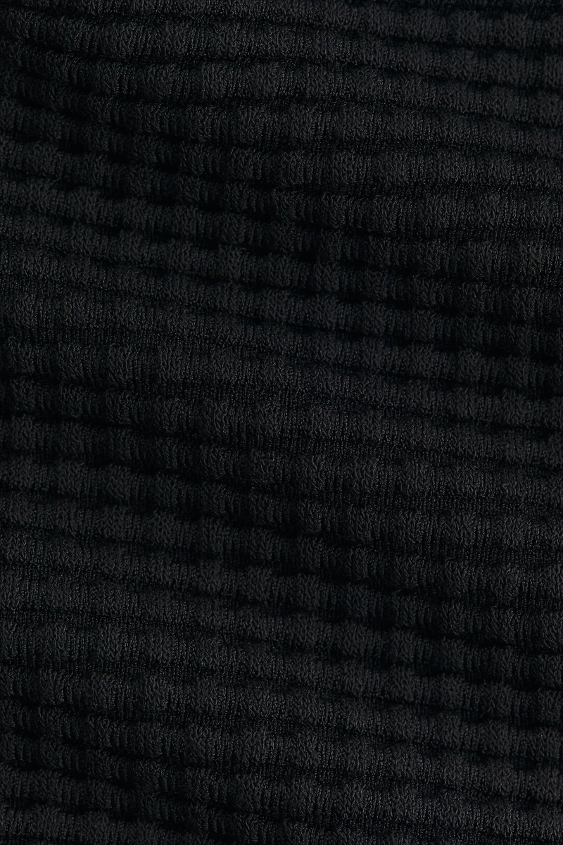 Textured-Knit Top