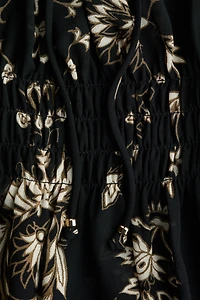 Blouse avec nid d'abeille