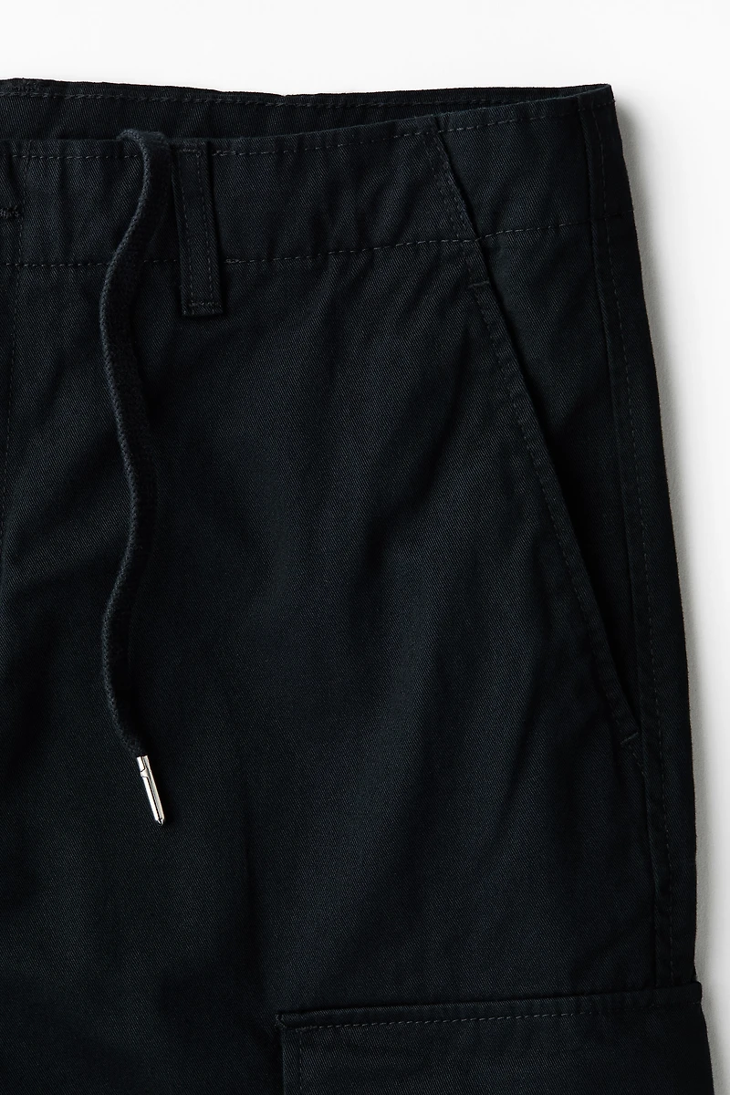 Relaxed-Fit Cotton Cargo Pants