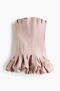 Robe bandeau avec bas à effet ballon