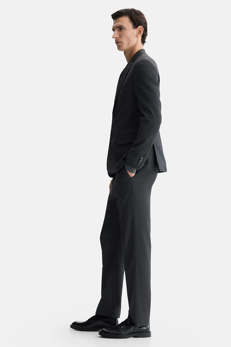 Regular-Fit Single-Breasted Jacket