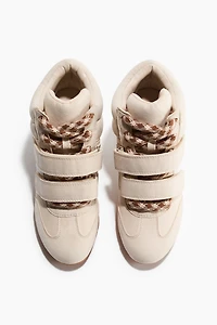 Wedge-Heeled High Tops