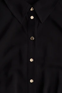 Tie-belt Shirt Dress