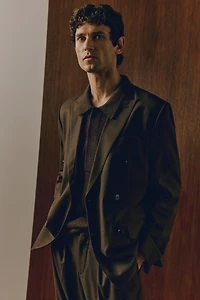 Regular-Fit Double-Breasted Jacket