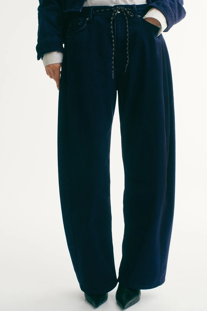 Jean classique coupe tonneau