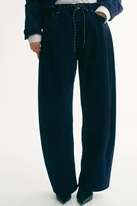 Jean classique coupe tonneau