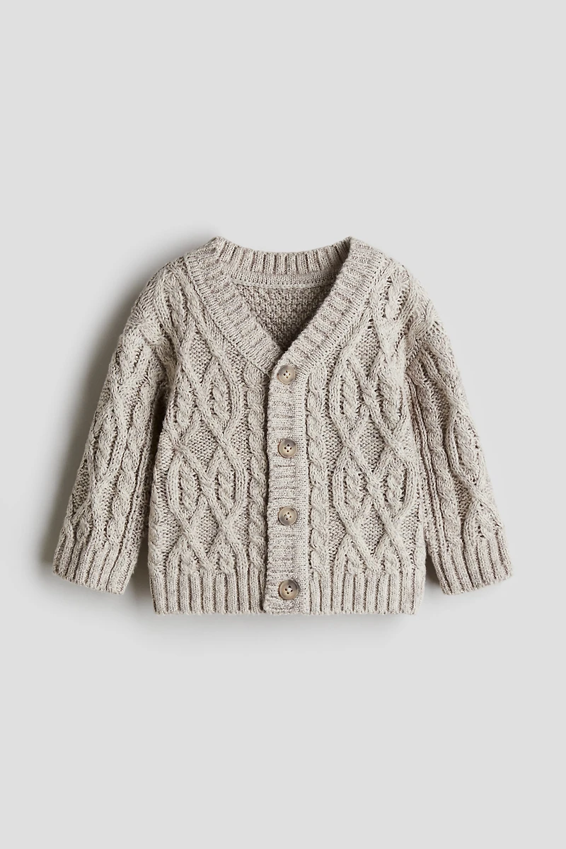 Cable-Knit Cardigan