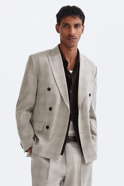 Regular-Fit Double-Breasted Jacket