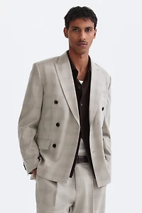 Regular-Fit Double-Breasted Jacket