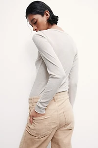 Pantalon en velours côtelé