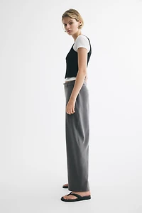 Dressy Barrel-Leg Pants