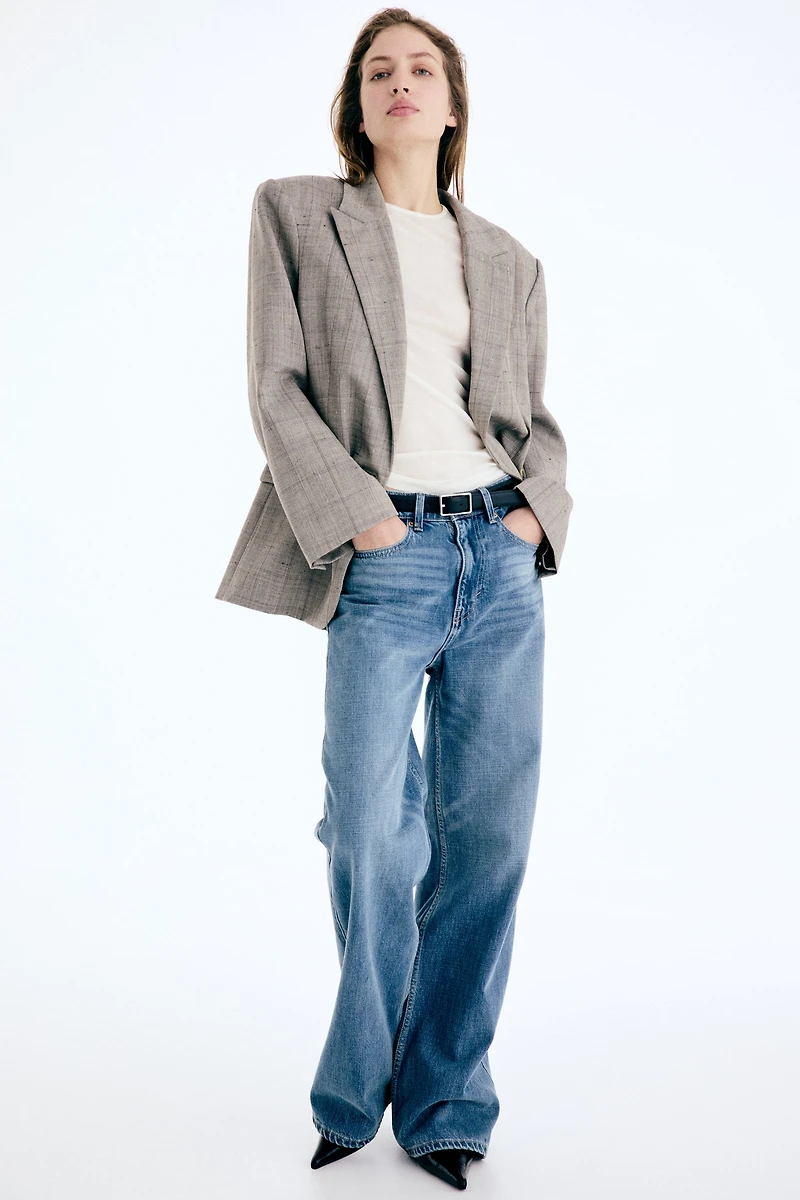 Wide High Jeans