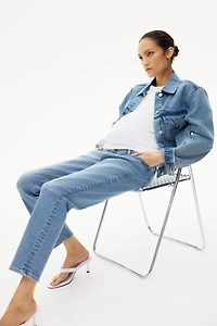 MAMA Jean à la cheville Coupe Amincie