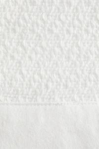 Textured Cotton-Blend Bed Throw