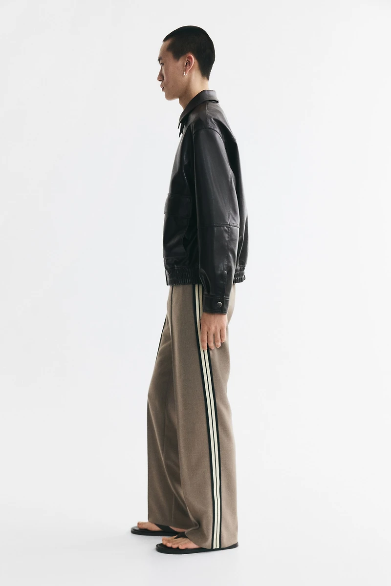 Coated Blouson Jacket