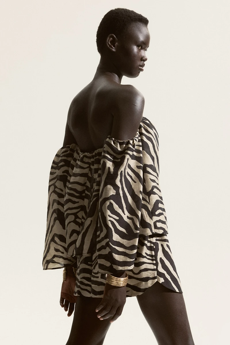 Haut à épaules dénudées