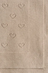 Cotton Pointelle Baby Blanket