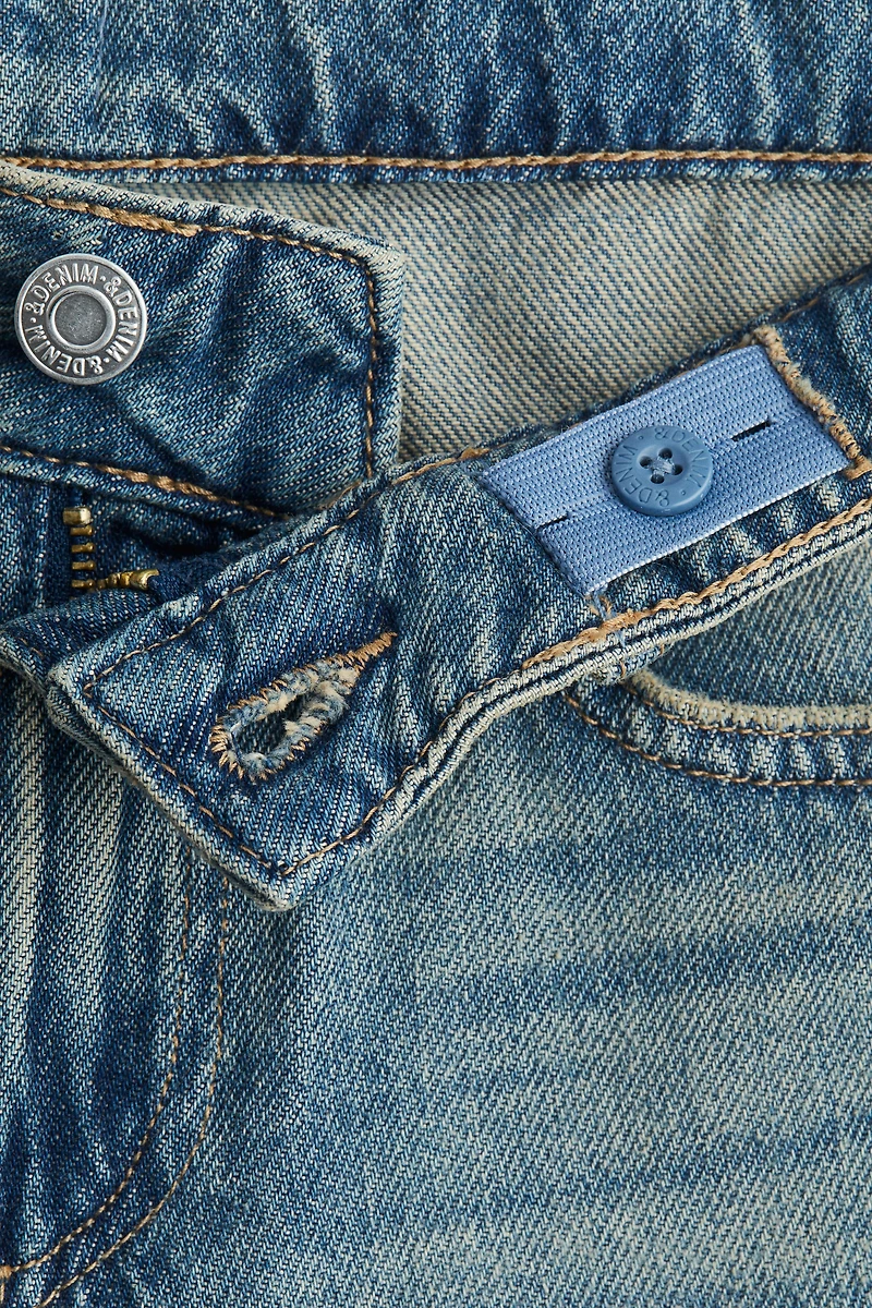 Jean à jambes larges