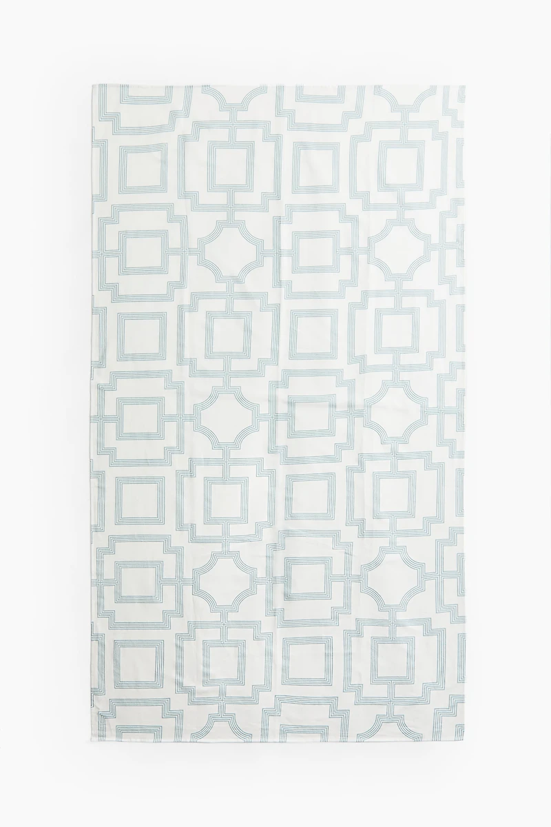 Patterned Cotton Tablecloth