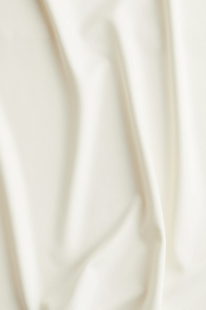 Boat-Neck Microfiber Top