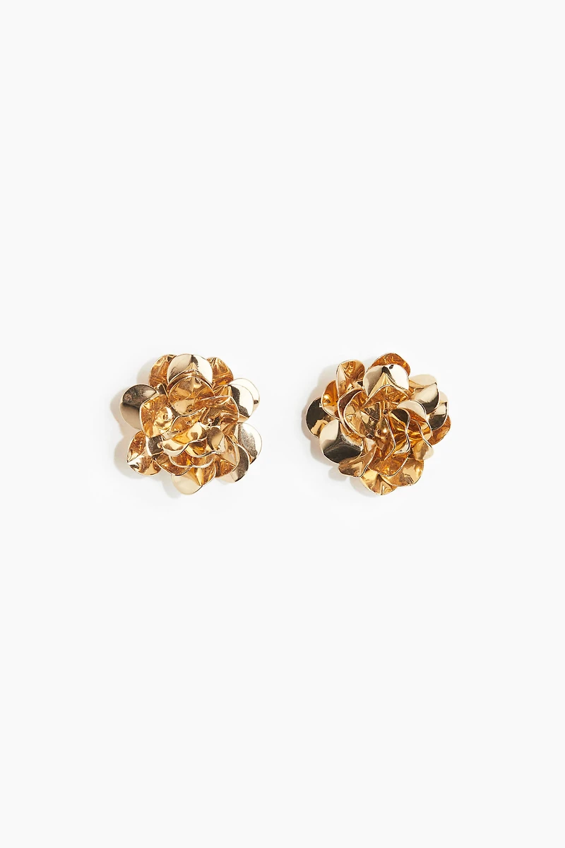 Flower-Shaped Earrings