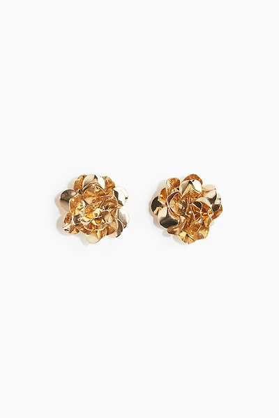 Flower-Shaped Earrings