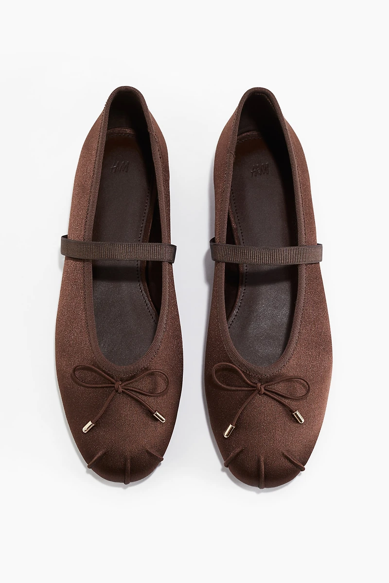 Satin Mary Janes