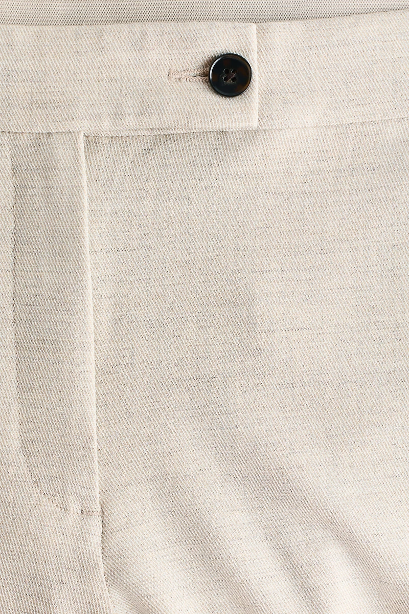 Pantalon semi-évasé sept huitième